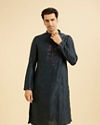 Teal Blue Tantalizing Kurta Pajama